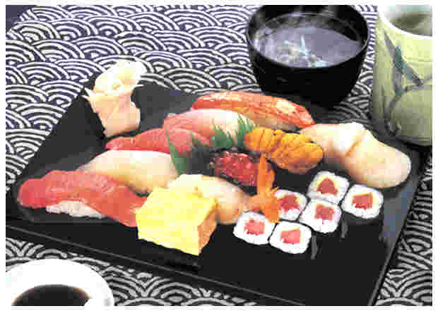 鮨処つきじやの握りセット