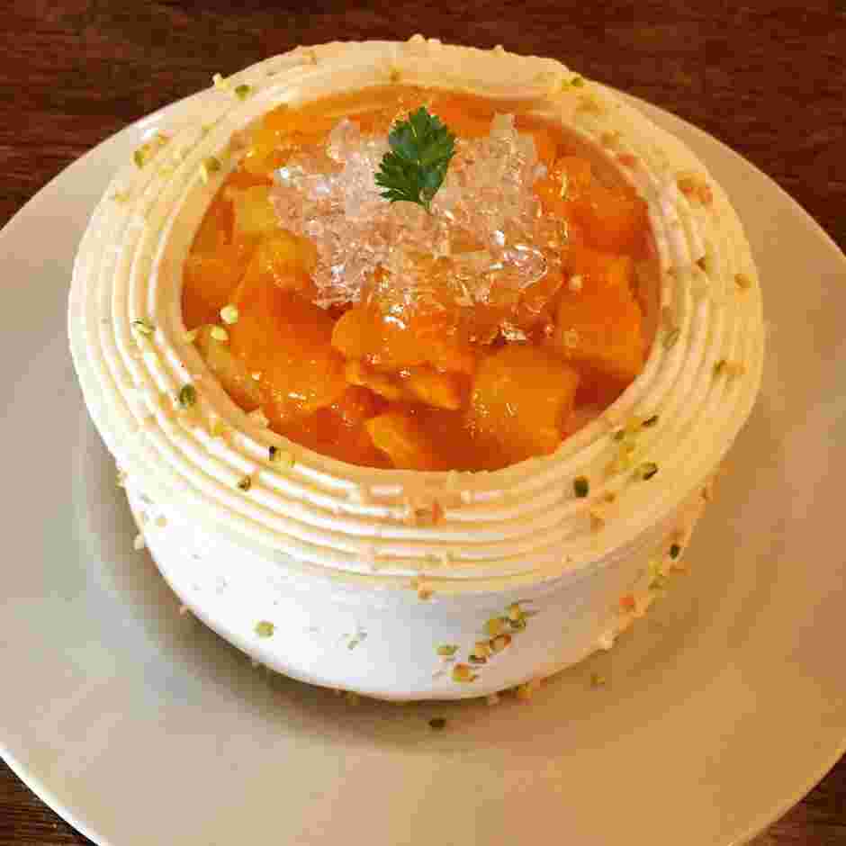 マンゴーのショートケーキ