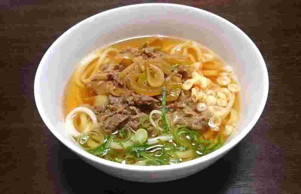関西風肉うどん