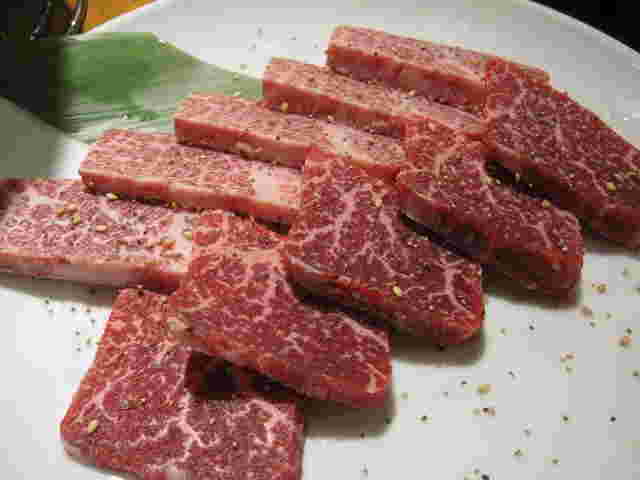 上ロースと黒毛和牛カルビ