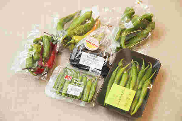青唐辛子の仲間の野菜