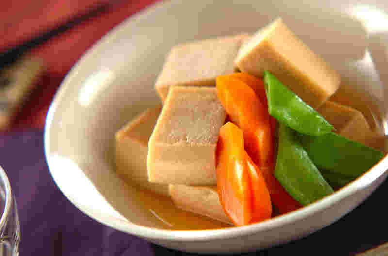 高野豆腐の含め煮