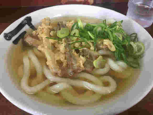 かねいしのごぼ天うどん