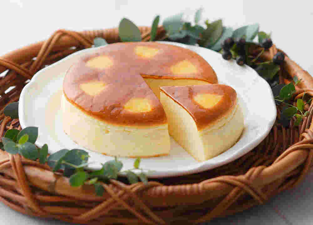 赤い風船のチーズケーキ