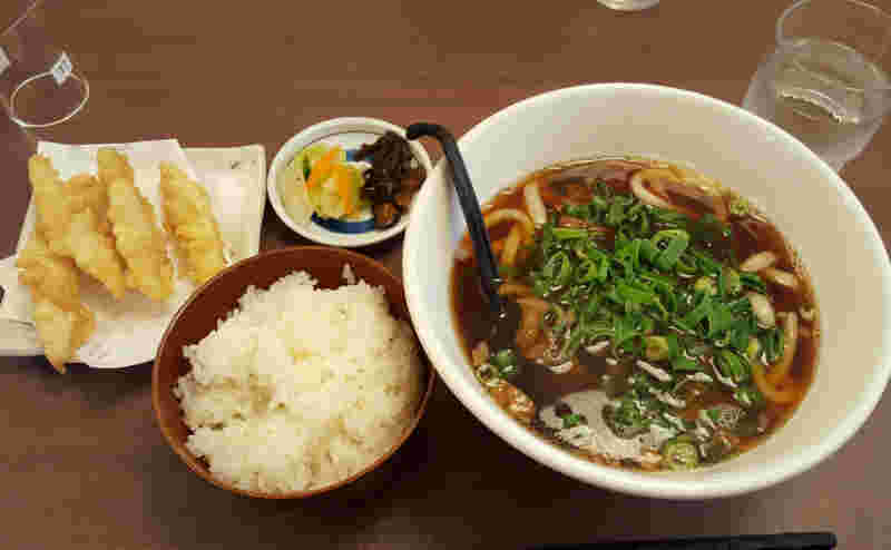 うどんと定食