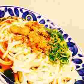 豚肉の冷やしうどん