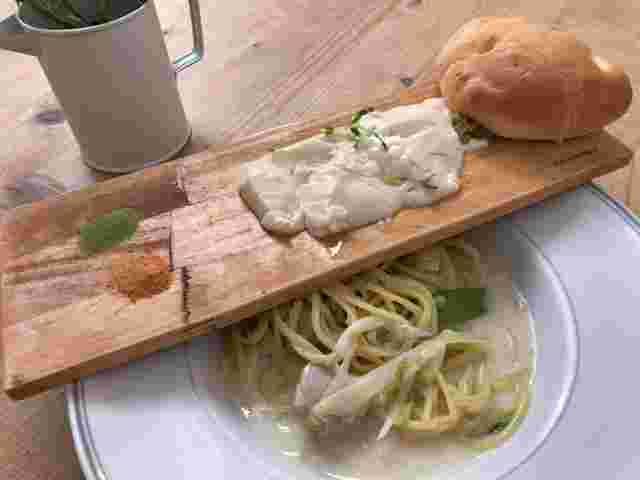 嵯峨野湯・お豆腐パスタランチセット