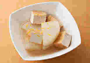 厚揚げと聖護院大根のたいたん