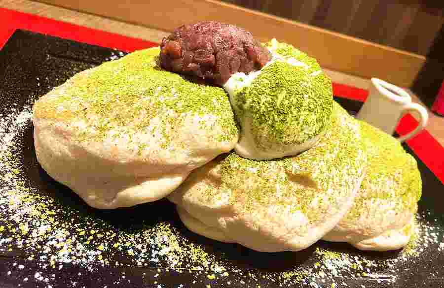 抹茶パンケーキ