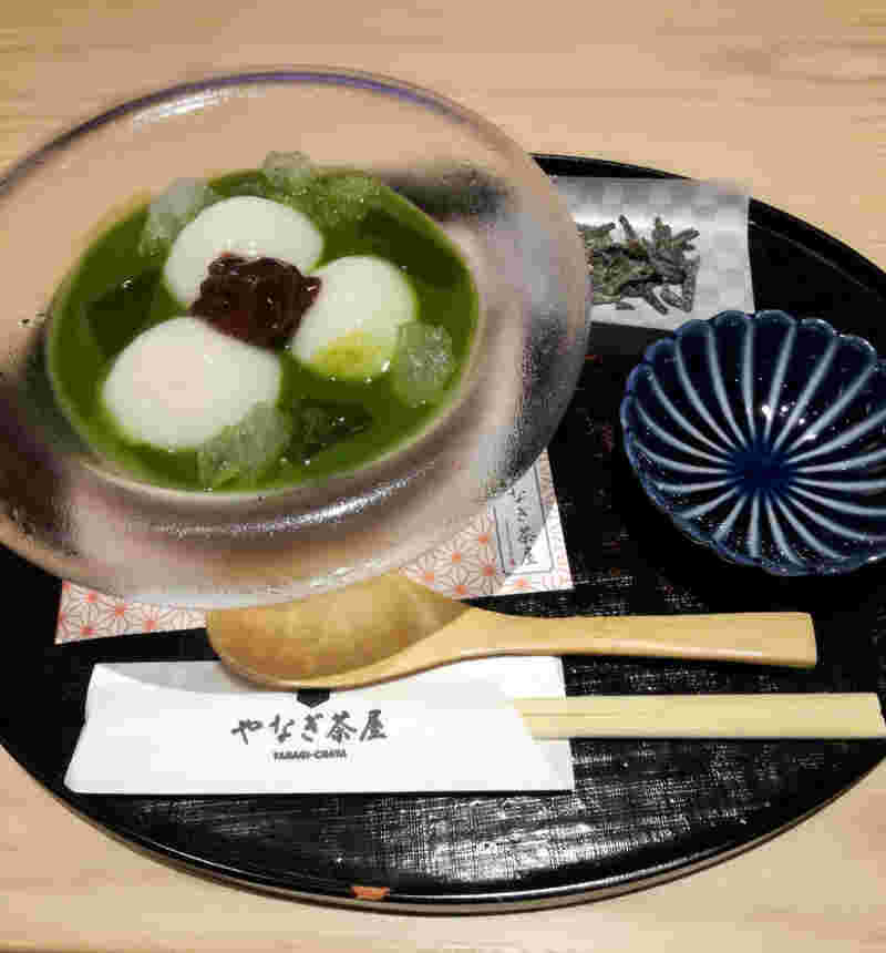 やなぎ茶屋の宇治抹茶白玉