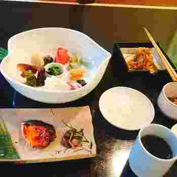 近為おつけもの＋鮭粕漬コース
