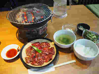 元気屋 炭火焼ホルモン酒場ハラミセット