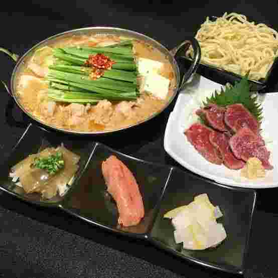 もつ鍋おおやまのランチ