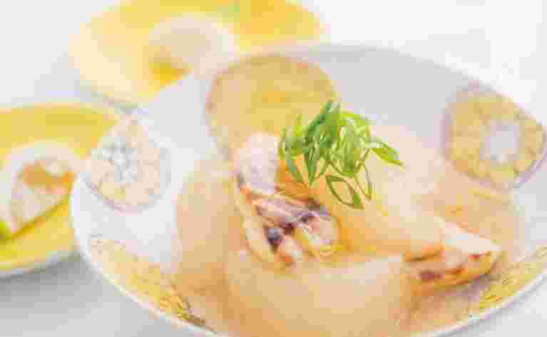 鯛と大根のゆずあんかけ