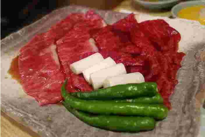 焼肉ゆうじの肉盛り