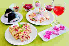 ルバーブ料理の写真