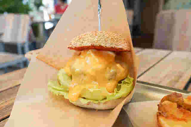 自由が丘バーガーのハンバーガー