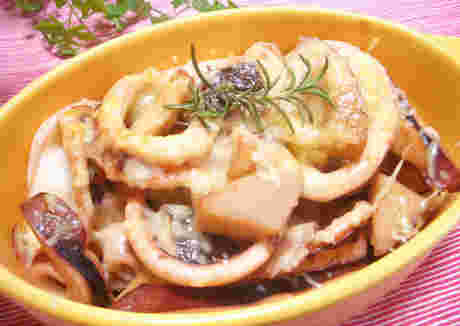イカのバター焼き
