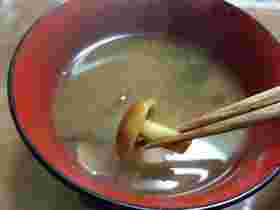 クリタケの味噌汁