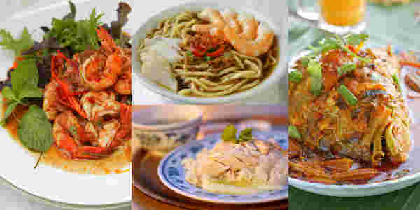 代表的なシンガポール料理数種類