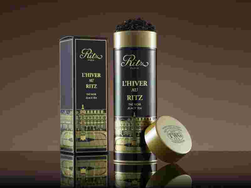 パリの老舗ホテル「Hotel Ritz」とのコラボレーション商品であるL’Hiver au Ritz Tea