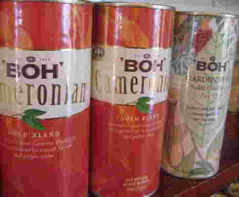 マレーシアのBoh Teaのキャメロンハイランドの紅茶缶