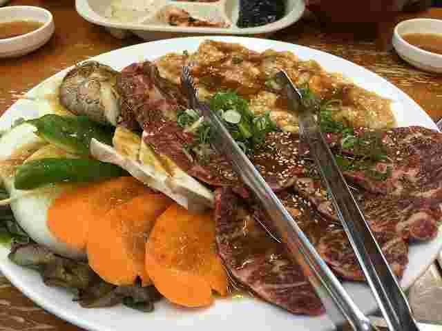 焼肉定食2人前