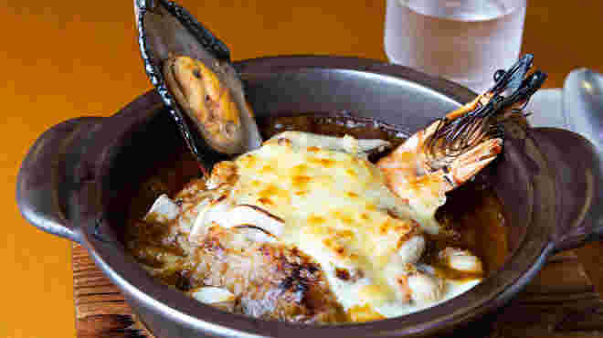 シーフード焼きカレー