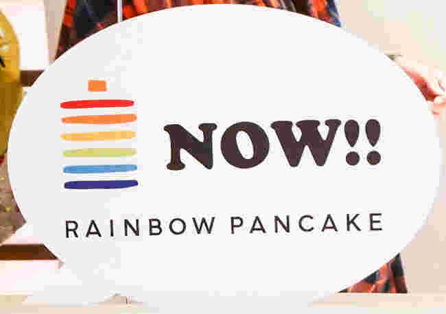 レインボーパンケーキのロゴ