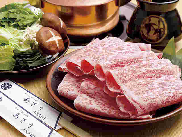 あさりのすき焼きに使う牛肉