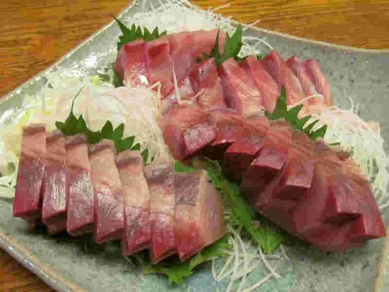 ハガツオの刺身