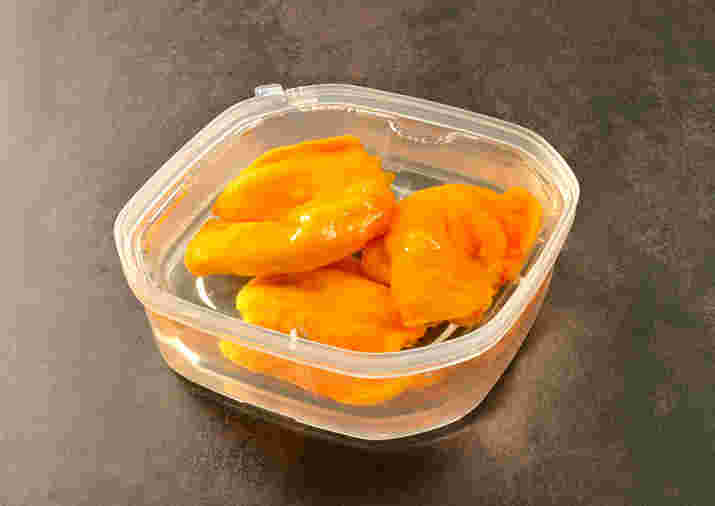 ホヤを冷蔵保存