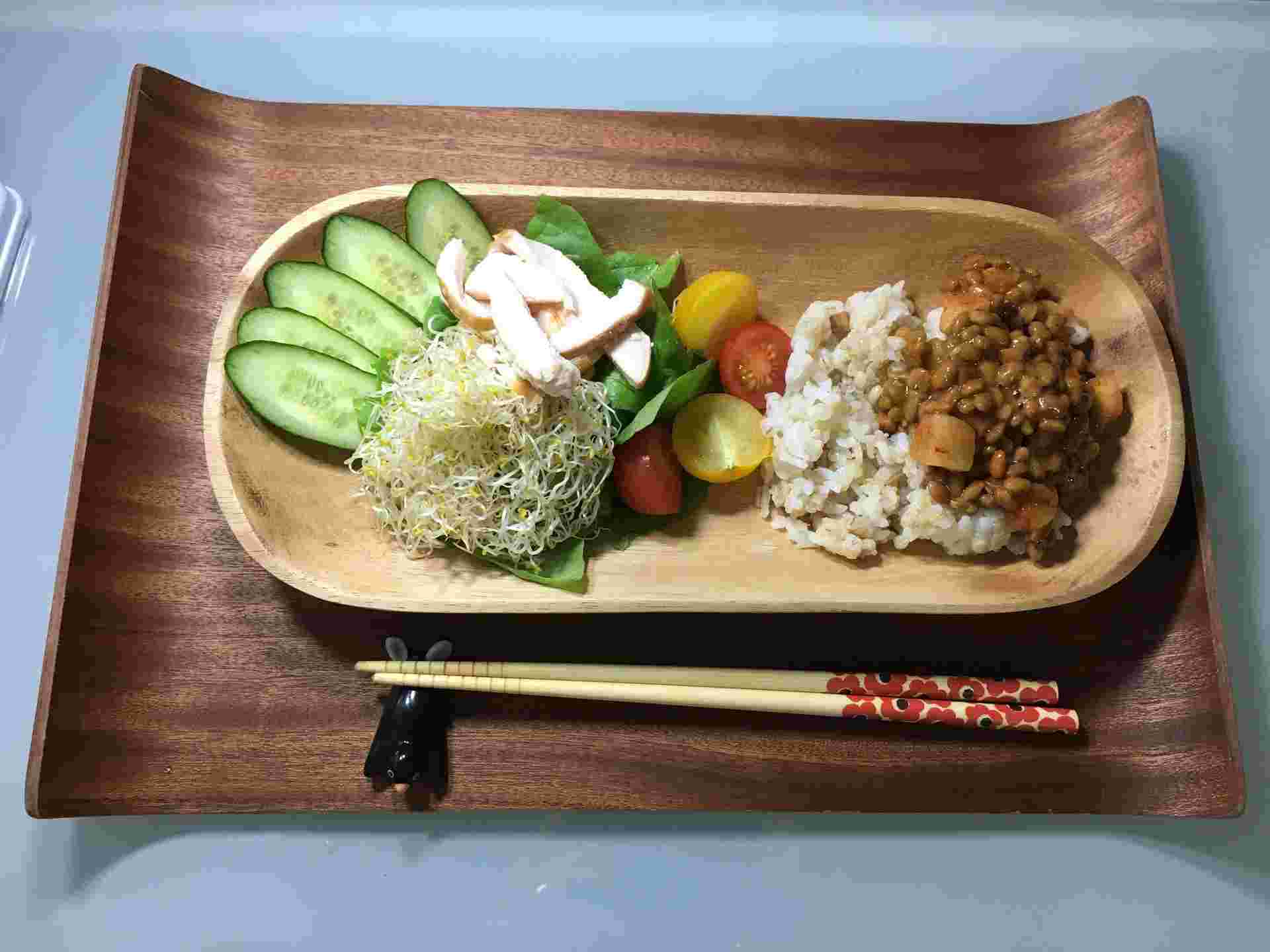もち麦を使ったワンプレート