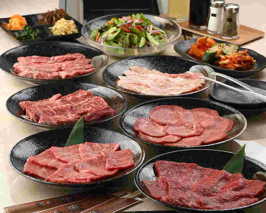 焼肉 極・人気部位をお得に堪能できるコース
