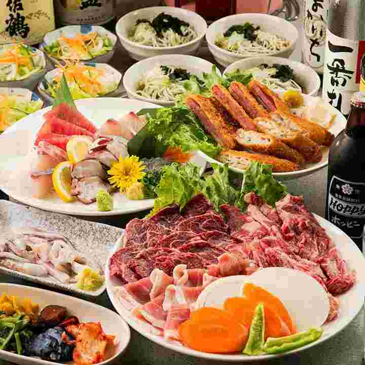 炭火焼居酒屋八っちゃん 柏東口店・2時間飲み放題付のスペシャルコース