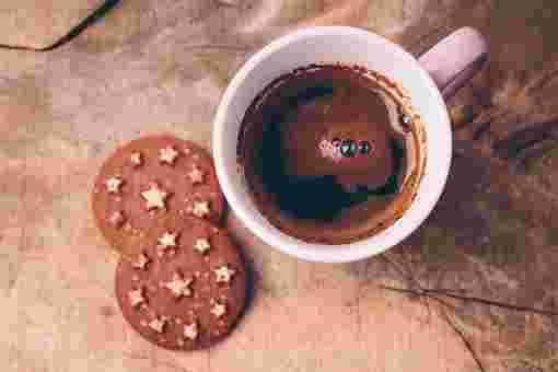 コーヒーとチョコクッキー
