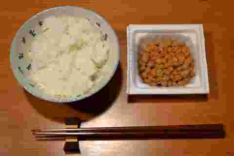 納豆とご飯