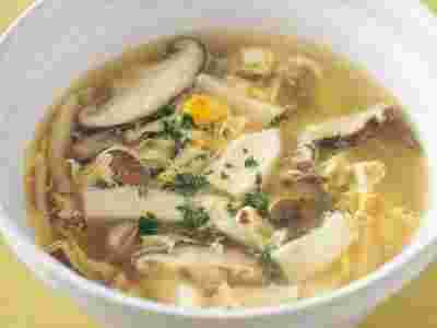 きのこのスープ