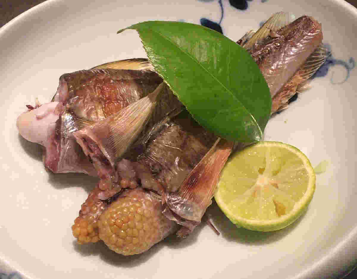ハタハタの塩焼き