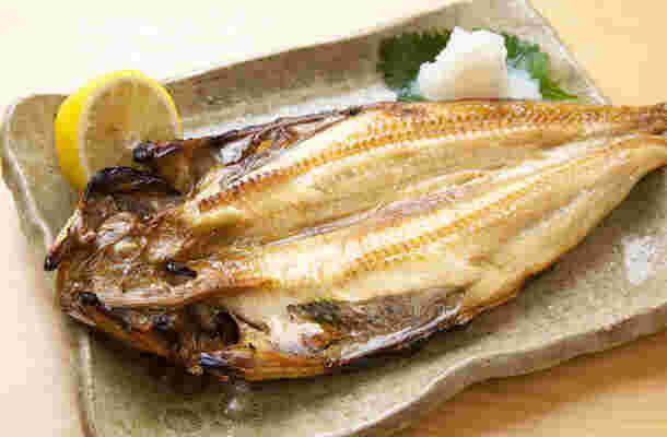 ホッケの塩焼き
