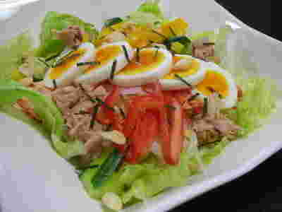 サラダうどん