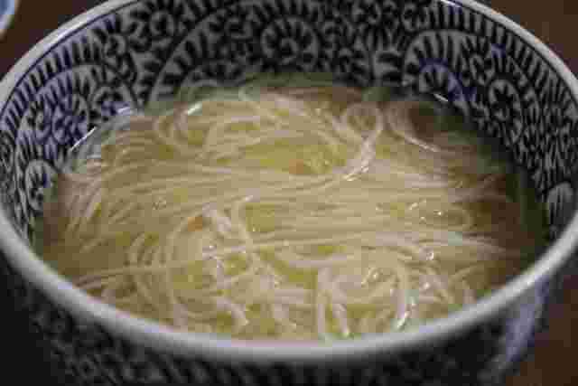 温かいそうめん