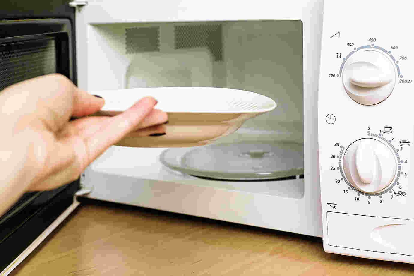 電子レンジで調理