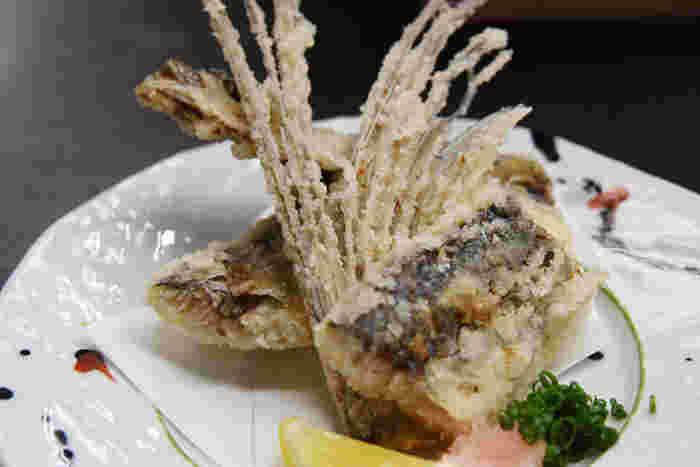トビウオのから揚げ