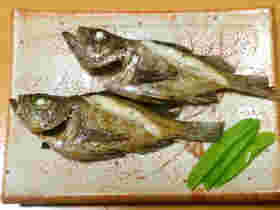 黒メバルの塩焼き