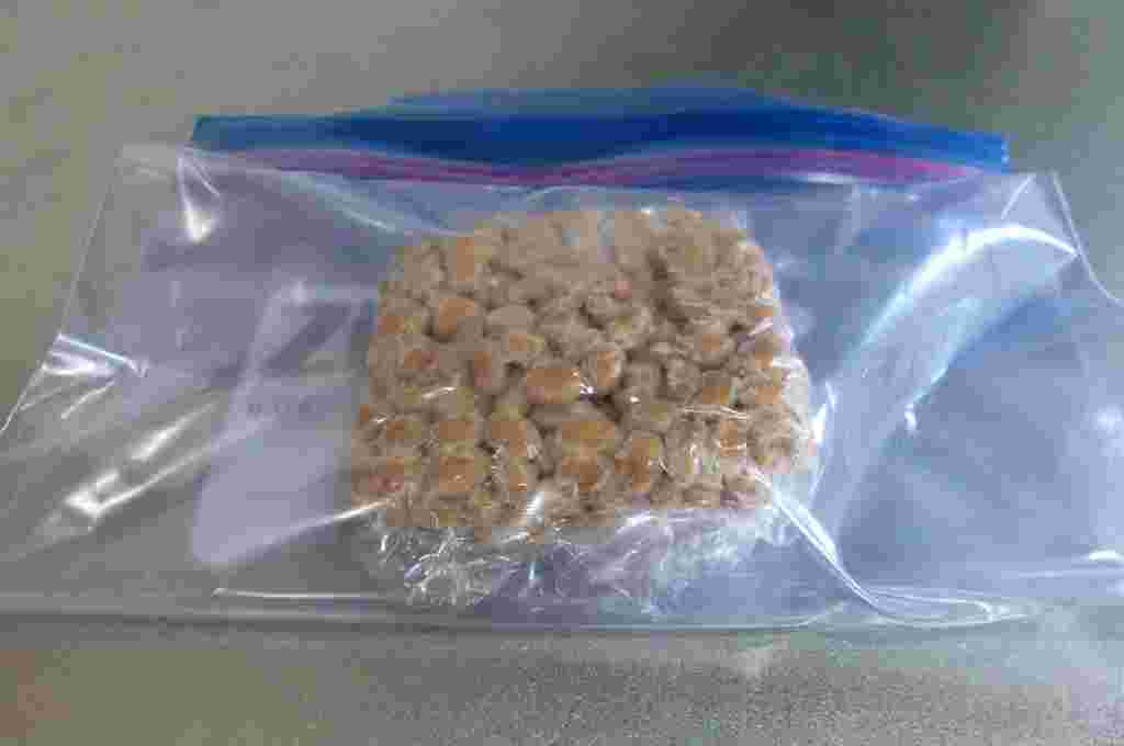 ジップロックに入れて納豆を冷凍保存