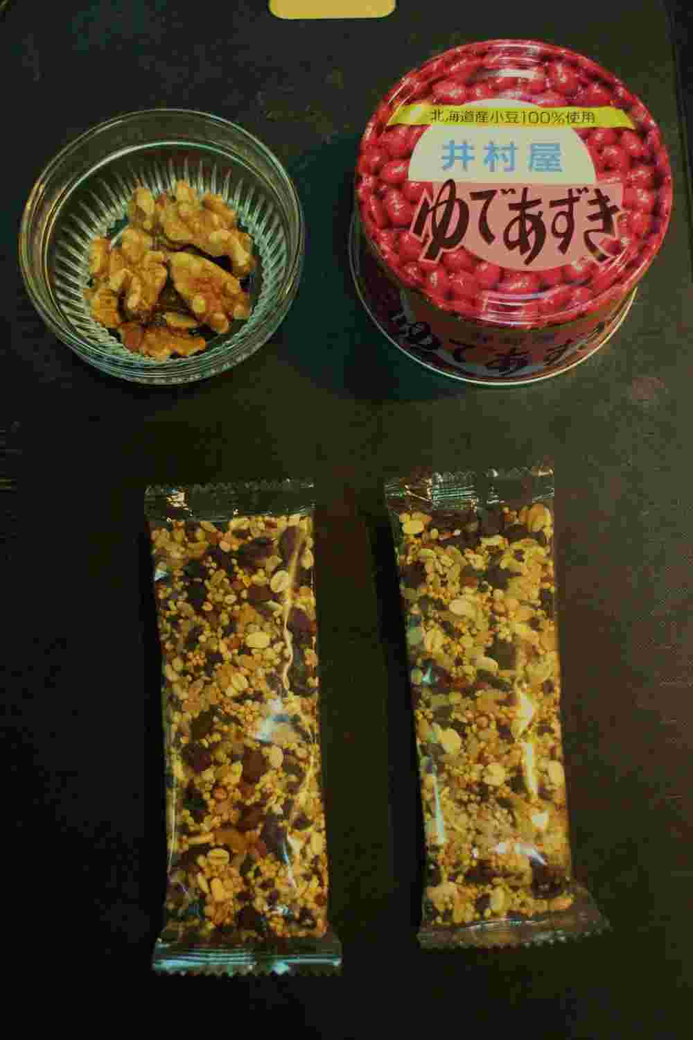雑穀米入りお汁粉の材料