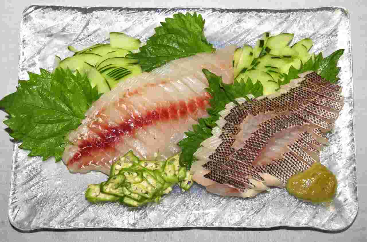 ウメイロの刺身