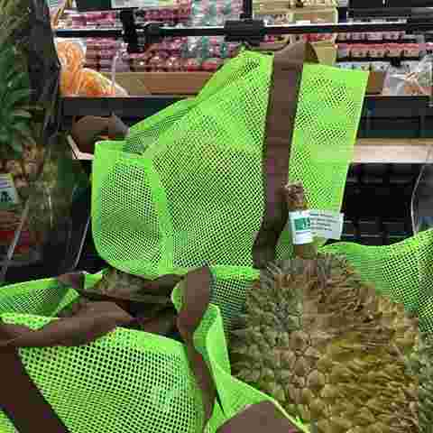 ドリアン売り場