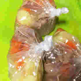 ポリ袋で肉じゃがを作る